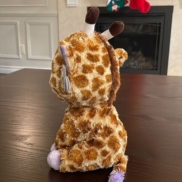 Ty Beanie Boo’s 2012 Safari the Giraffe Purple Tag Discontinued EC 10” tall - Picture 4 of 9